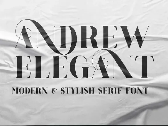 Andrew Elegant font