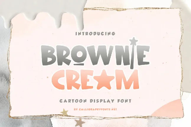 Brownie Cream Demo font