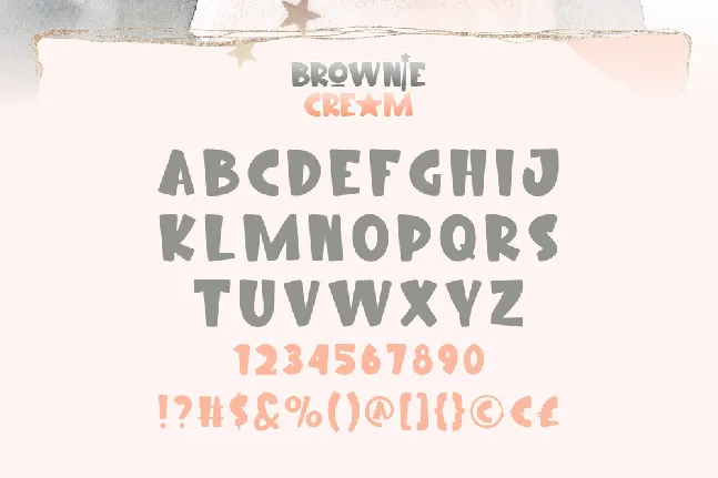 Brownie Cream Demo font