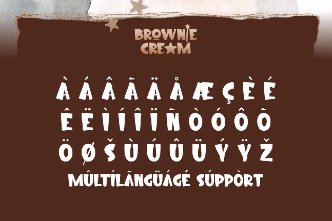 Brownie Cream Demo font