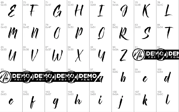 Mountanious Demo font