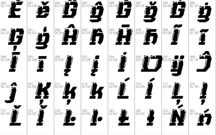 NAXMOS font