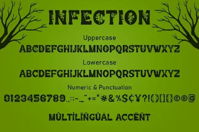 INFECTION font