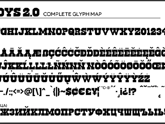 Cowboys 2.0 font