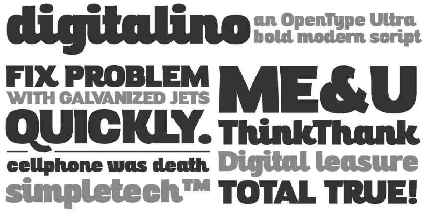 Digitalino font