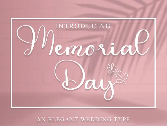 Memorial Day font