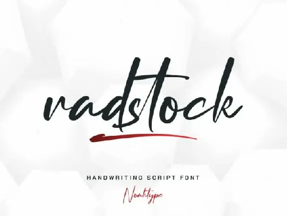 Radstock Script font