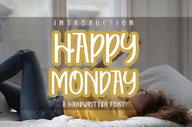 Happy Monday Display font