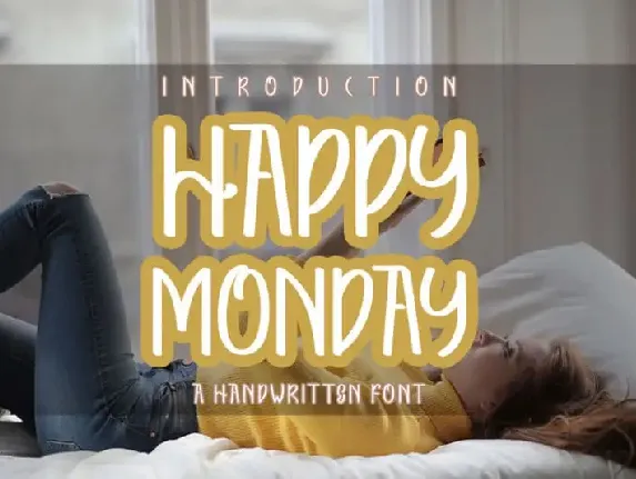 Happy Monday Display font