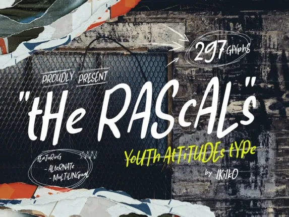 The Rascals font