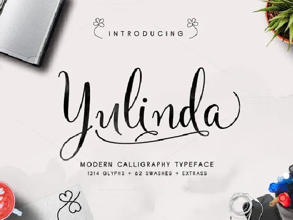 Yulinda Script Free font