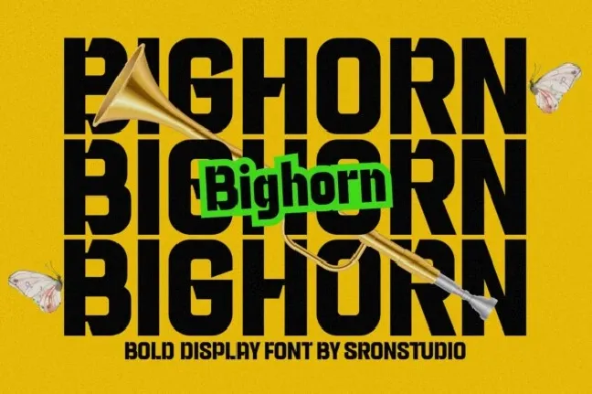 Bighorn font