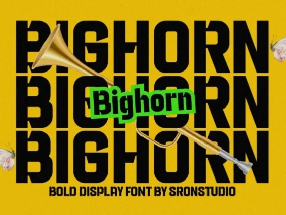 Bighorn font