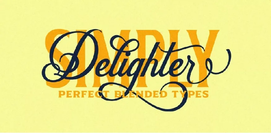 Delighter Script font