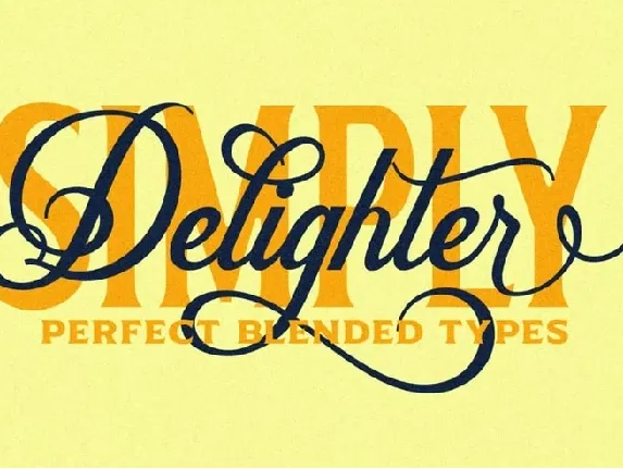 Delighter Script font