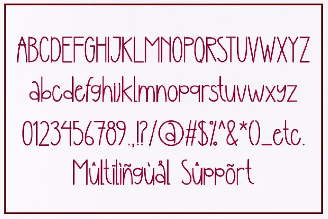 Happy Children - Personal Use font