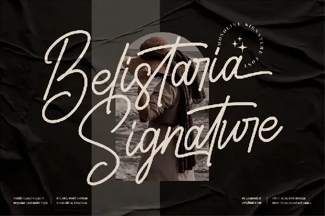 Belistaria Signature font