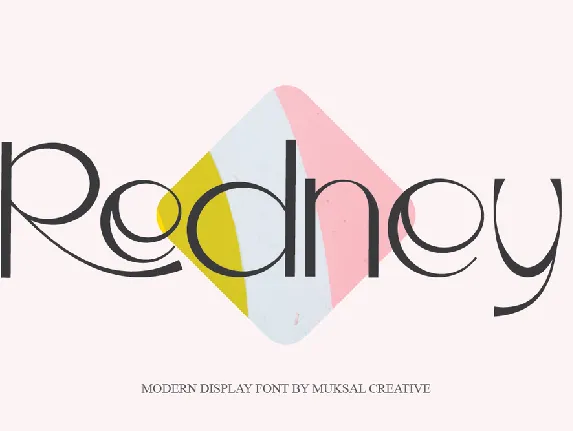 Redney font