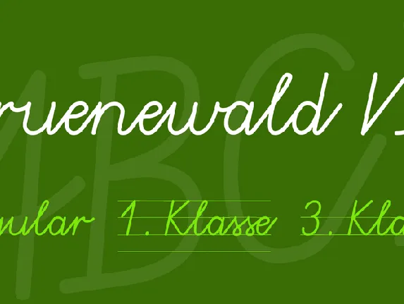 Gruenewald VA font