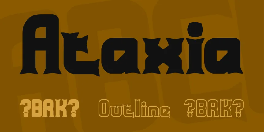 Ataxia font