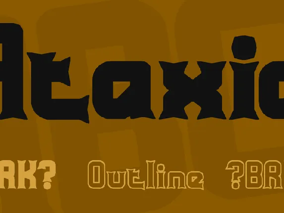 Ataxia font