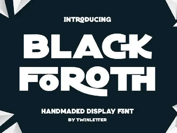 Black Foroth font