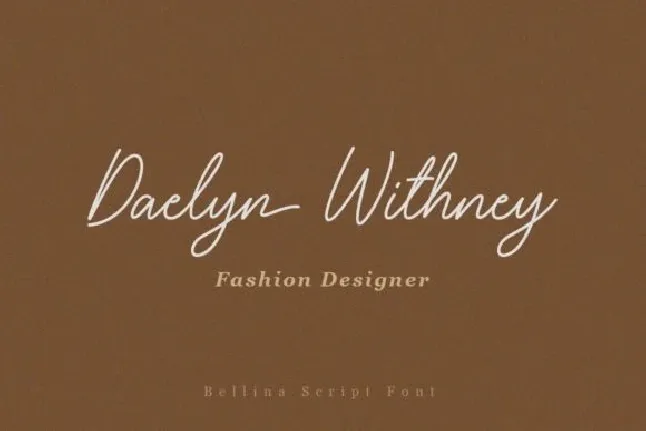 Bellina font