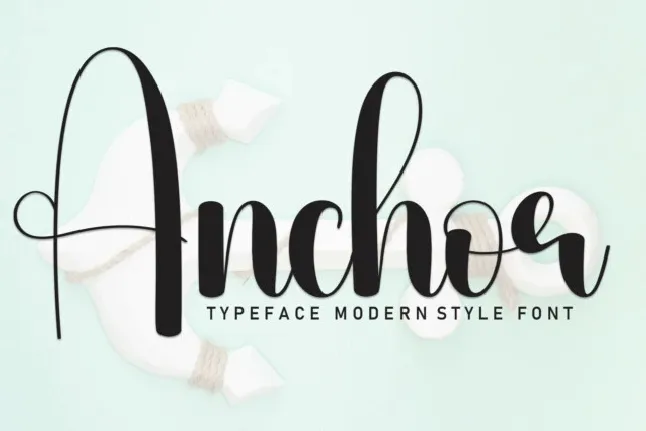 Anchor Script font