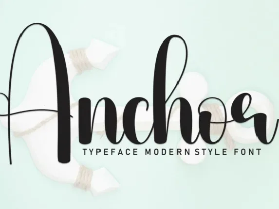 Anchor Script font