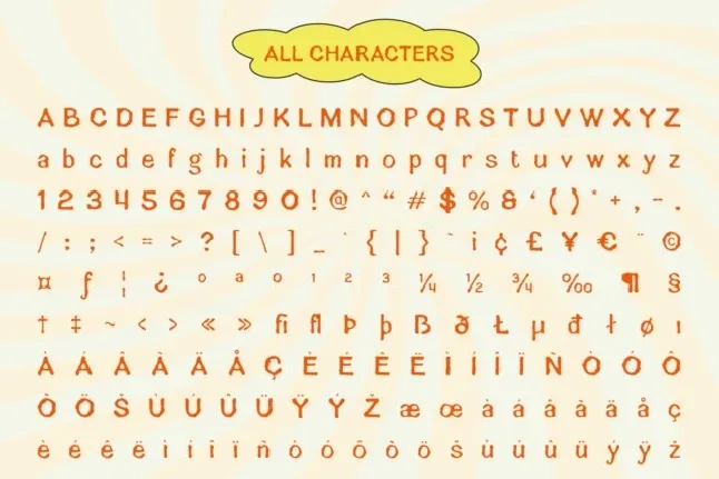 Cavella Blur font