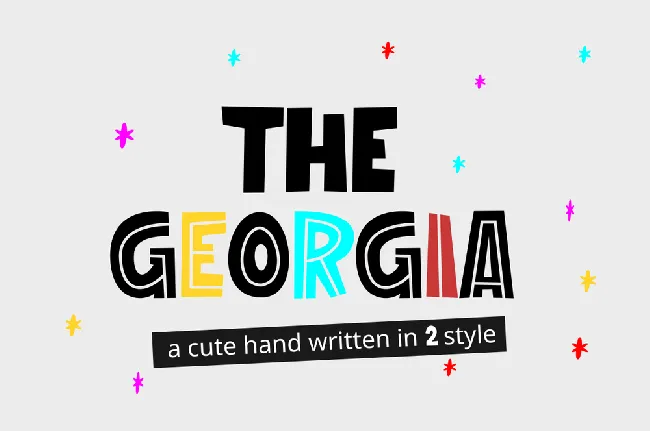 The Georgia font