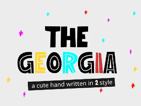 The Georgia font