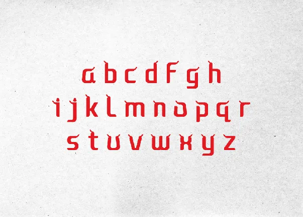 Warakantype font