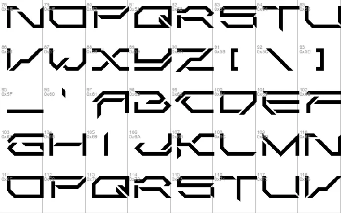 Corruptor font