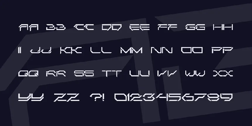 Corruptor font