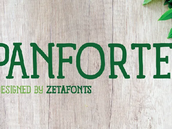 Panforte Serif font