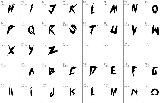 old evils font