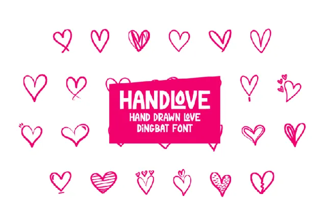 Handlove font