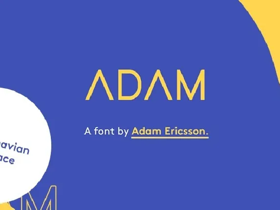 Adam font