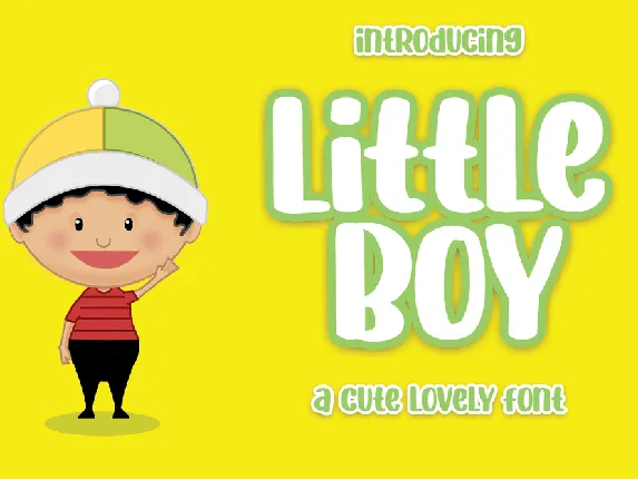 Little Boy Display font