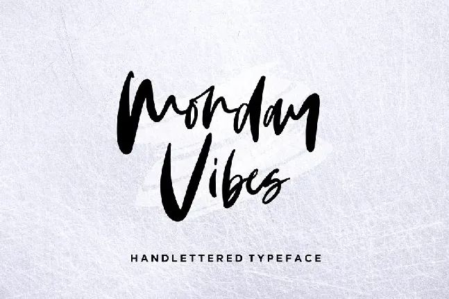 Monday Vibes Handwritten font