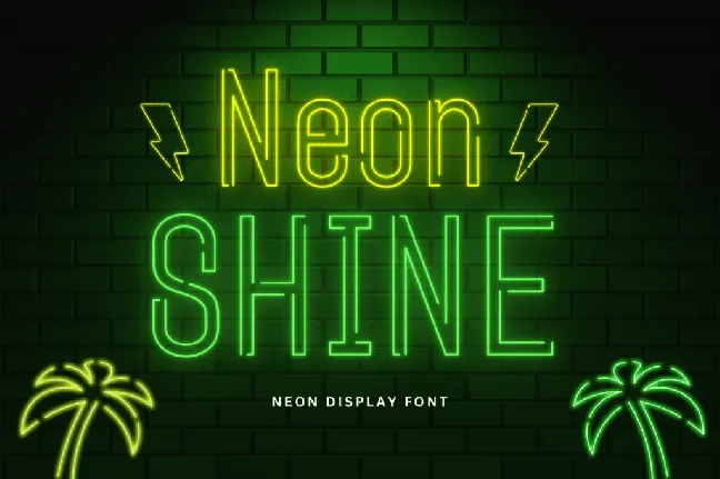 Neon Shine font