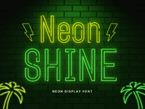 Neon Shine font