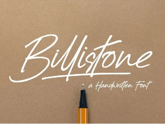 Billistone font