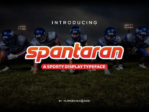 Spantaran Typeface Free font