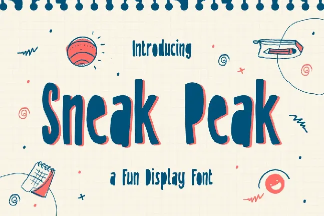 Sneak Peak font