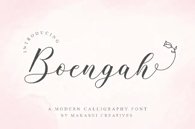 Boengah_DEMO font