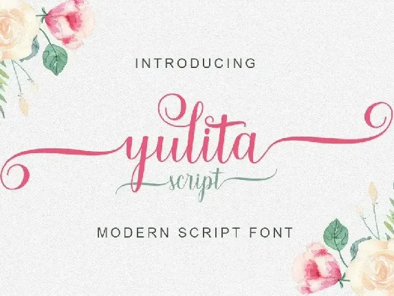 Yulita Script font