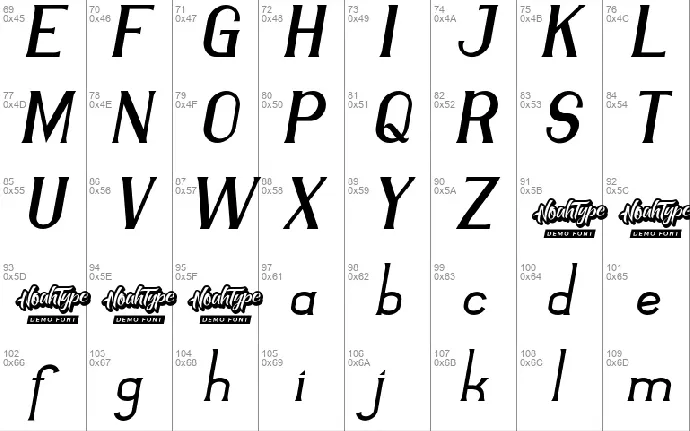 Monster Mosha Demo font