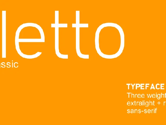 Filetto font